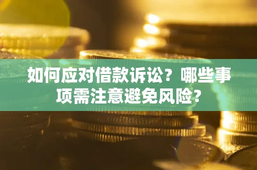 北京如何应对借款诉讼？哪些事项需注意避免风险？
