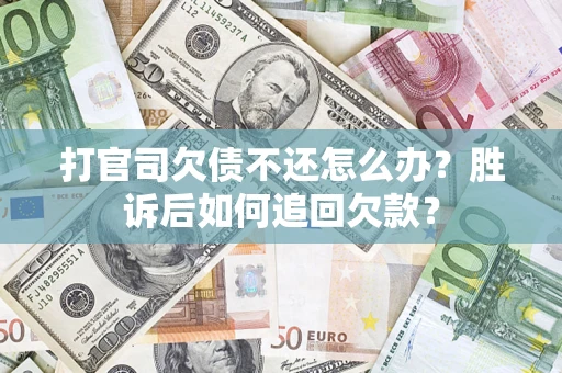 北京打官司欠债不还怎么办？胜诉后如何追回欠款？