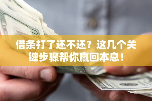 北京借条打了还不还？这几个关键步骤帮你赢回本息！