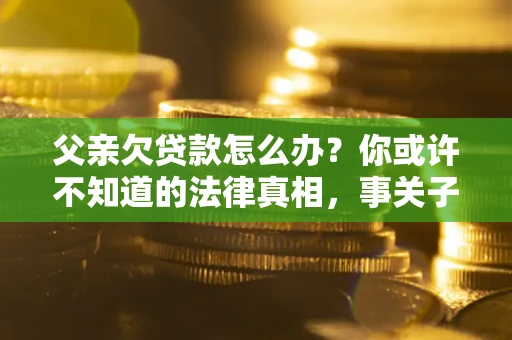 北京父亲欠贷款怎么办？你或许不知道的法律真相，事关子女未来