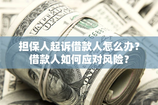 北京担保人起诉借款人怎么办？借款人如何应对风险？