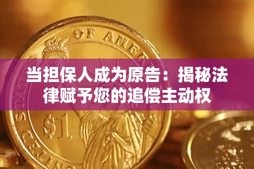 北京当担保人成为原告:揭秘法律赋予您的追偿主动权 北京当担保人成为原告:揭秘法律赋予您的追偿主动权